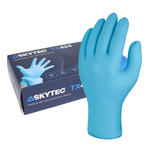 Skytec TX424 Disposable Nitrile Medical Examination Gloves (Box of 100)